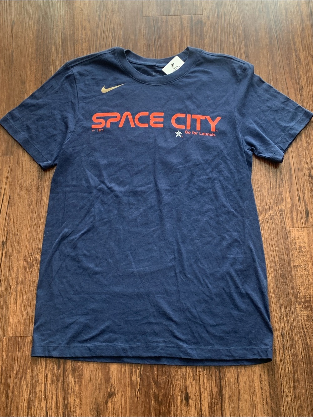 Men’s Nike Houston Astros Space City MCCULLERS Crewneck T-Shirt Sz S NWT